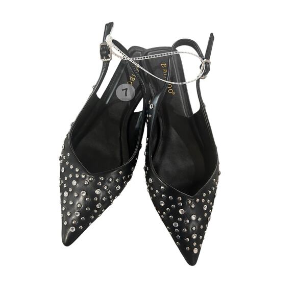 NEW Bamboo Open Heel Pointy Toe Flats Size 7 Women's! - Picture 1 of 8